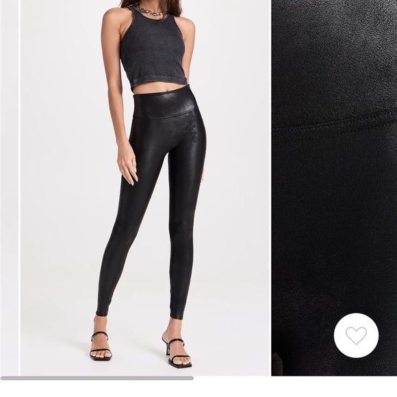 Spanx Faux Leather Leggings - Picture 4 of 10